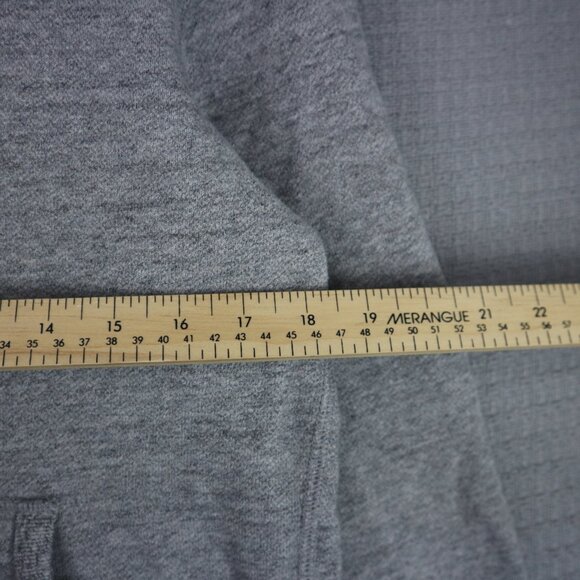 Uniqlo Heather Grey Zip Up Hoodie Womens Medium - Picture 6 of 7